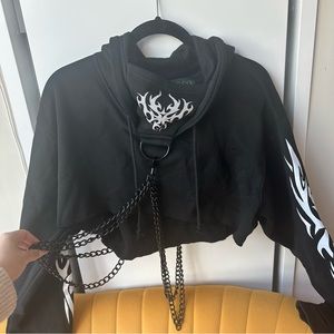 dollskill cropped hoodie